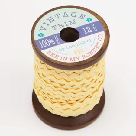 Ric Rac Vintage Trim "Beehive" by Riley Blake for Lori Holt of Bee In My Bonnet Co