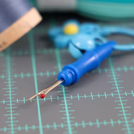 Mini Seam Ripper with Bell and Keychain by THE GYPSY QUILTER