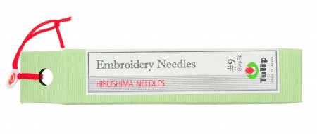 TULIP Embroidery Needles, Sharp Tip Size 9, HIROSHIMA NEEDLES