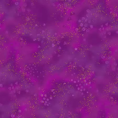 "PURPLE GLITTER/METALLIC" - Laurel Burch Basics Collection by Laurel Burch for CLOTHWORKS