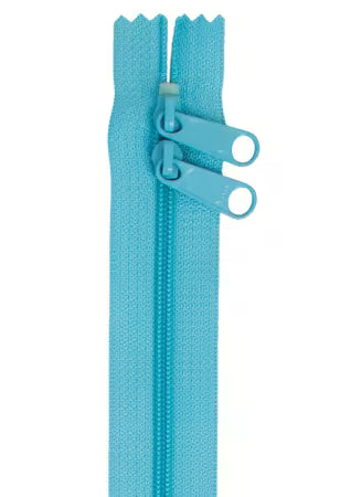 "PARROT BLUE: Double Slide Zipper. 30in, ByAnnie