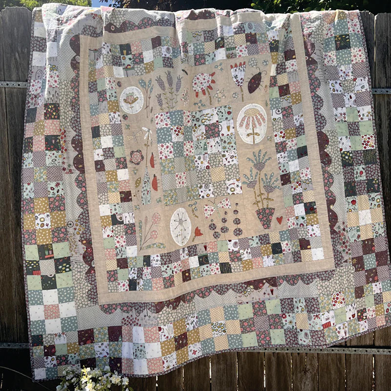Where Wildflowers Grow Quilt Pattern by Hatched and Patched
