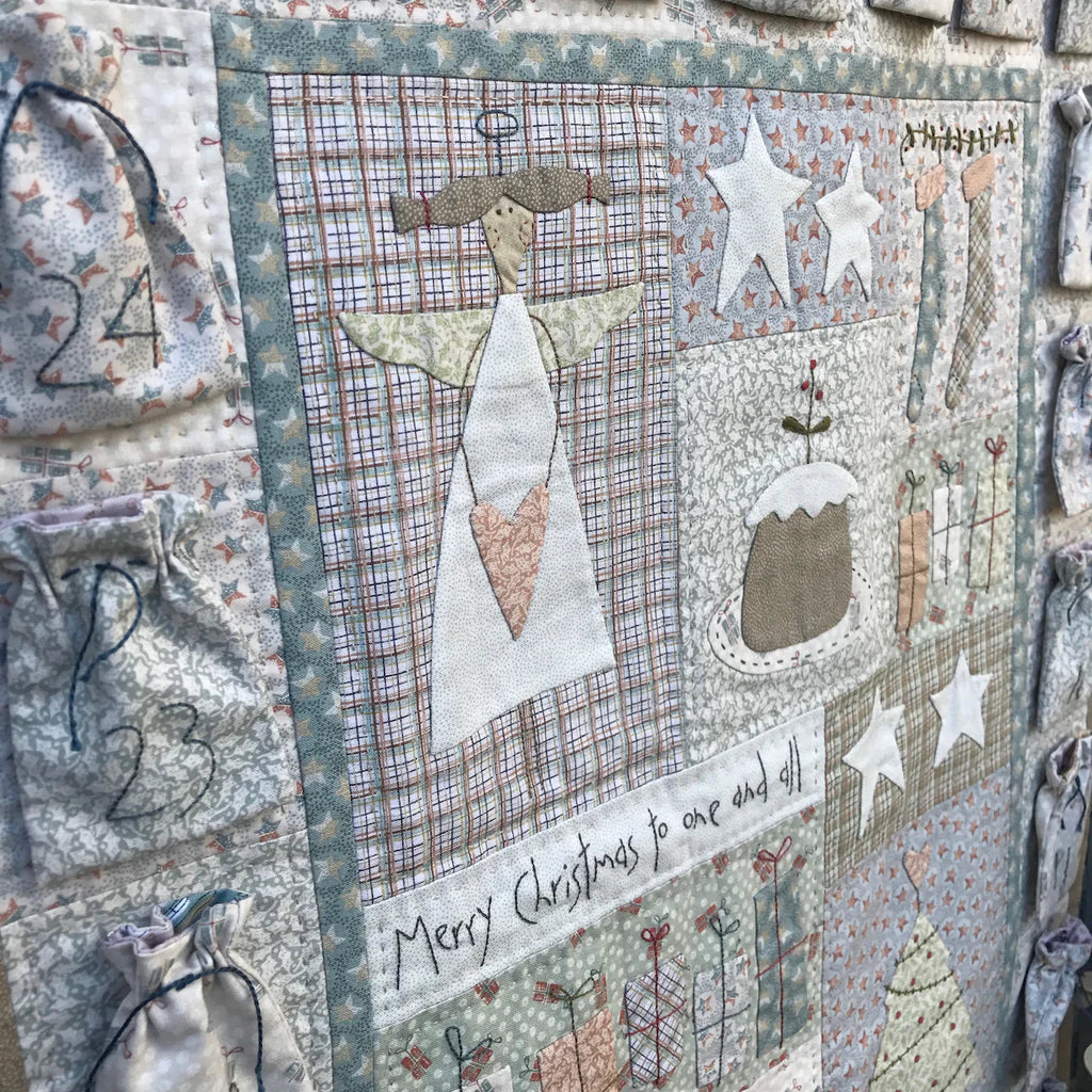 "All For Christmas Advent Calendar" Pattern, Hatched and Patched
