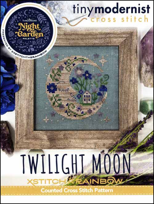 "Twilight Moon" by The Tiny Modernist, Counted Cross Stitch Pattern