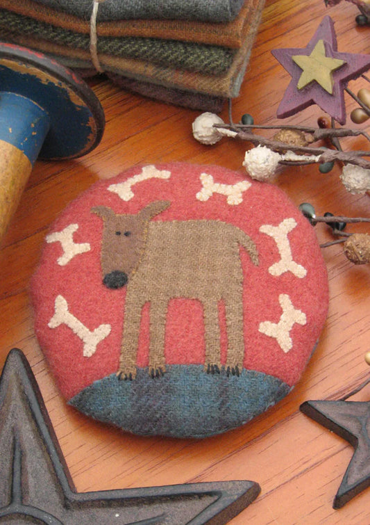 DIGBY DOG Pincushion Pattern by Hatched and Patched