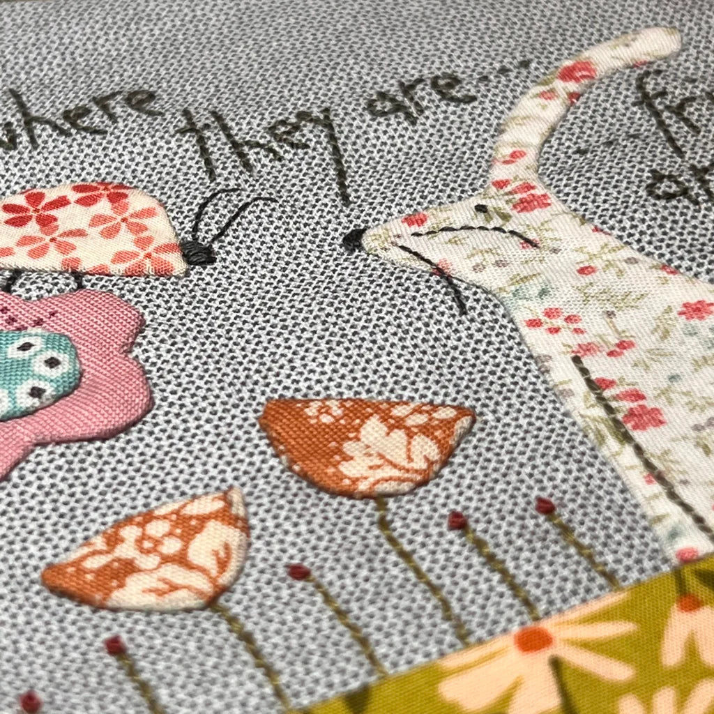 "Friendship Drawstring Bag Pattern", Designed by Hatched and Patched