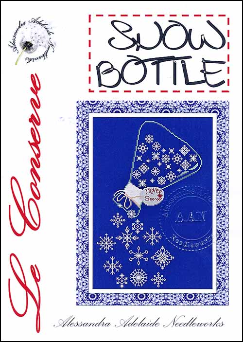 "SNOW BOTTLE" by Alessandra Adelaide, Cross Stitch Pattern