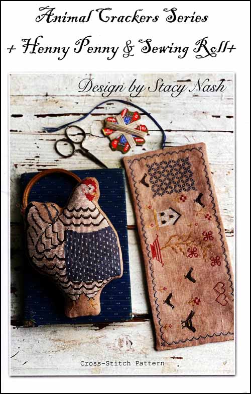 "Henny Penny Sewing Roll" :: Animal Crackers Series :: Designed by Stacy Nash
