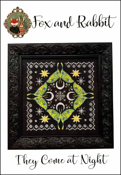 "They Come At Night" by Fox and Rabbit, Cross Stitch Pattern