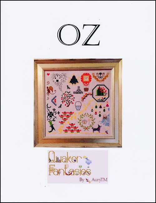 "OZ" Quaker Fantasies Cross Stitch Pattern by AURY TM