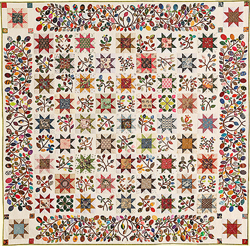 "STARS and SPRIGS" Needle Turn Applique by Kim McLean