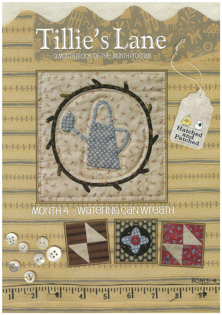 Tillie's Lane Quilt Pattern by Hatched and Pateched