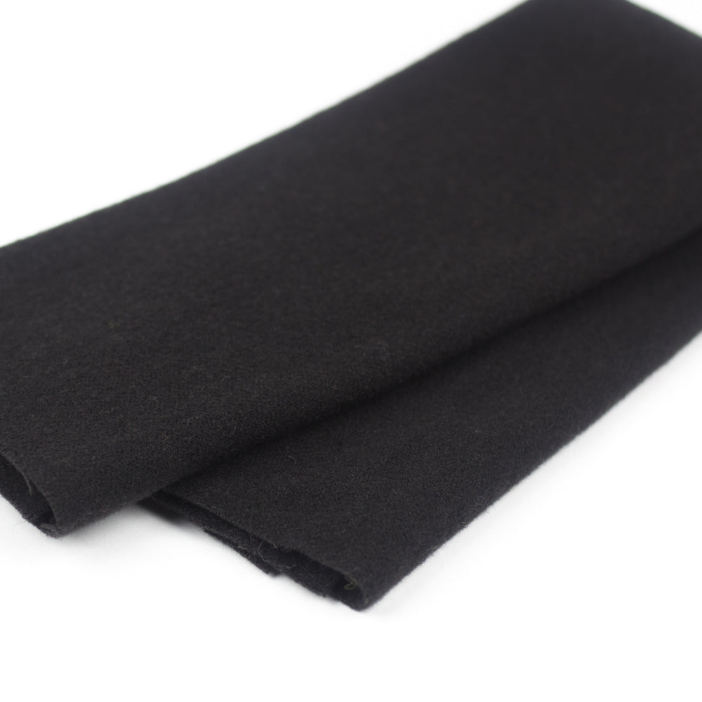 "BLACK" Milled Dyed Merino Wool by Sue Spargo