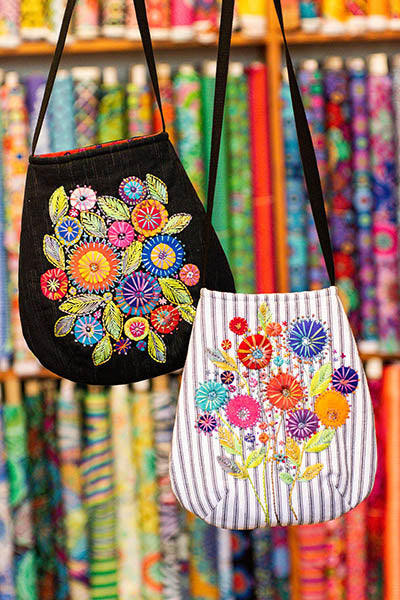 "WILDFLOWER BAG" Pattern, Wendy Williams-Flying Fish Australia