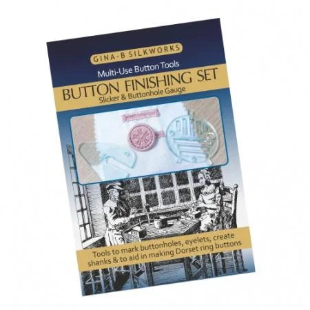 Button Finishing Tool (Slicker & Buttonhole Gauge) - GINA-B SILKWORKS