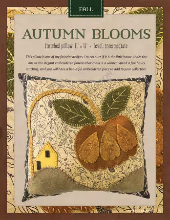 "Cozy Wool Applique" Pattern Book by Elizabeth Ann Angus