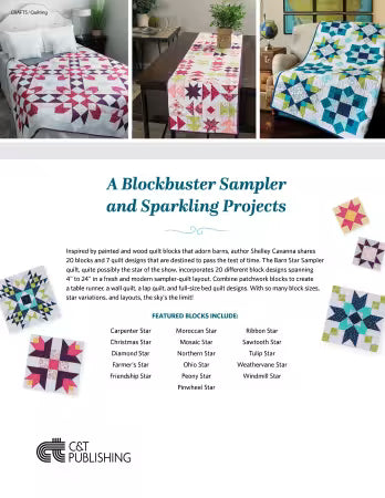 Barn Star Sampler Softcover Book by Shelley Cavanna