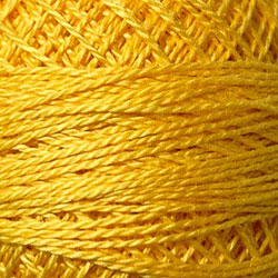 12 - GOLD SPLENDOR, Valdani Perle Cotton 8, Solid