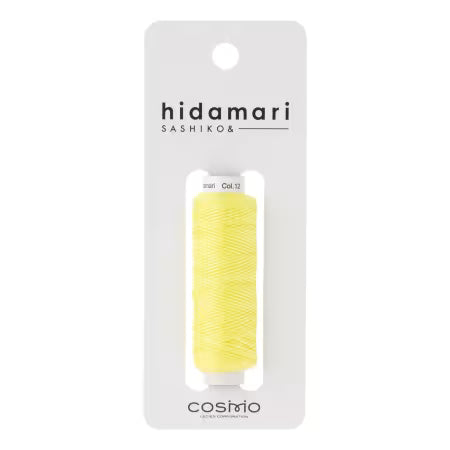 "LEMON - 122301-12" Sashiko Thread, HIDAMARI & COSMO