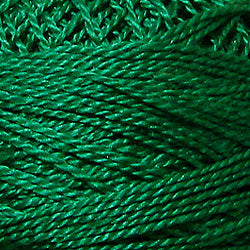 1252 - RICH GREEN DARK, Valdani Perle Cotton 8, Solid