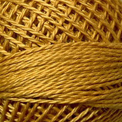 13 - RUSTY ORANGE, Valdani Perle Cotton 8, Solid