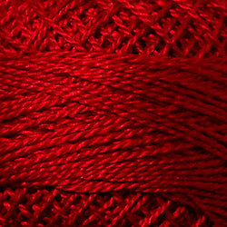 1333-Christmassy Red, Valdani Perle Cotton #8