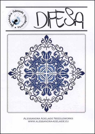 "DIFESA" Designed by ALESSANDRA ADELAIDE NEEDLWORKS, Counted Cross Stitch Pattern