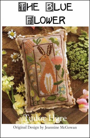 "Tudor Hare", The Blue Flower, Counted Cross Stitch Pattern