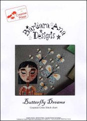 "BUTTERFLY DREAMS", Barbara Ana Designs, Cross Stitch Patterns