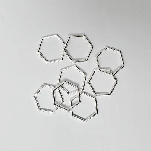 15mm Hexigon Ring Moulds #BMN209-Z, Gina-B