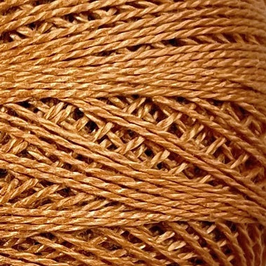 217 - PUMPKIN, Valdani Perle Cotton 8, Solid