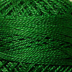 25 - CHRISTMAS GREEN, Valdani Perle Cotton 8, Solid