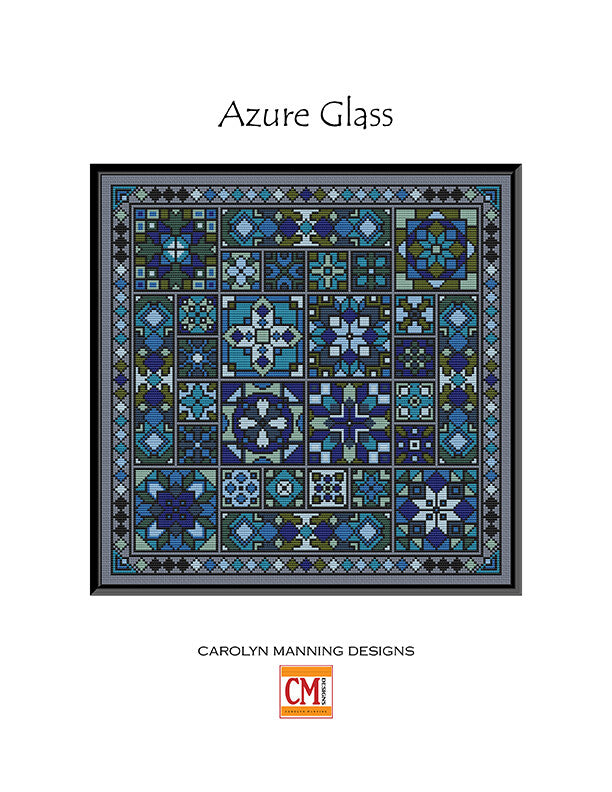 "AZURE GLASS" by Carolyn Manning Designs - Counted Cross Stitch Pattern