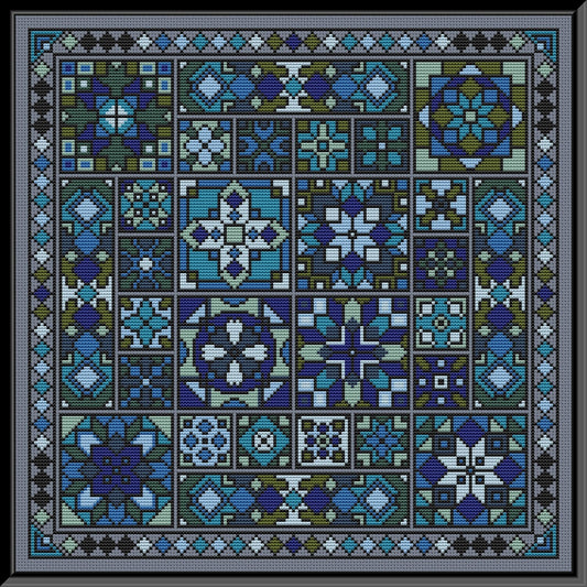 "AZURE GLASS" by Carolyn Manning Designs - Counted Cross Stitch Pattern