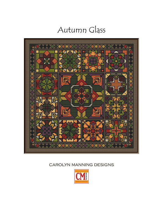 "AUTUMN GLASS" by Carolyn Manning Designs - Counted Cross Stitch Pattern