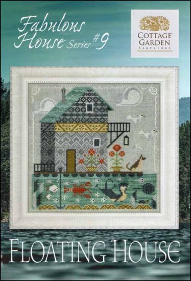 "FLOATING HOUSE" Fabulous House Series Part 9 by Cottage Garden Samplings