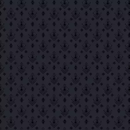 Black on Black Geos - Wilmington Prints