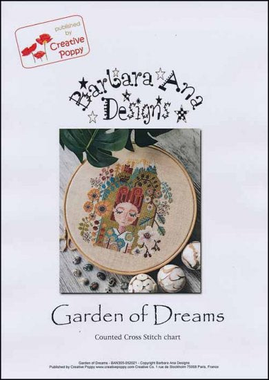 "GARDEN OF DREAMS", Barbara Ana Designs, Cross Stitch Pattern