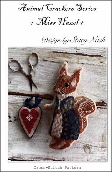 "Miss Hazel" Animal Cracker Series, Stacy Nash Designs, Cross Stitch Pattern