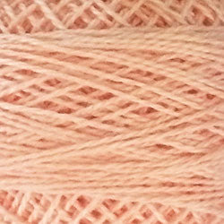 62 "Peach Rose Light" Solid Perle Cotton 8 by VALDANI