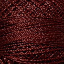 813 - BRICK DARK, Valdani Perle Cotton 8, Solid