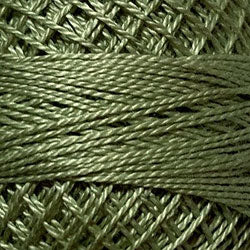 821 - OLIVE GREEN LIGHT, Valdani Perle Cotton, Solid