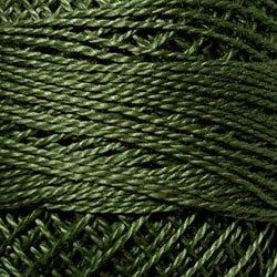 822 - OLIVE GREEN MEDIUM, Valdani Perle Cotton 8, Solid