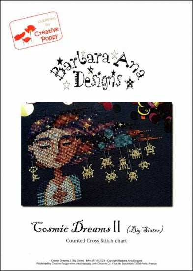 "COSMIC DREAMS", Barbara Ana Designs, Cross Stitch Pattern