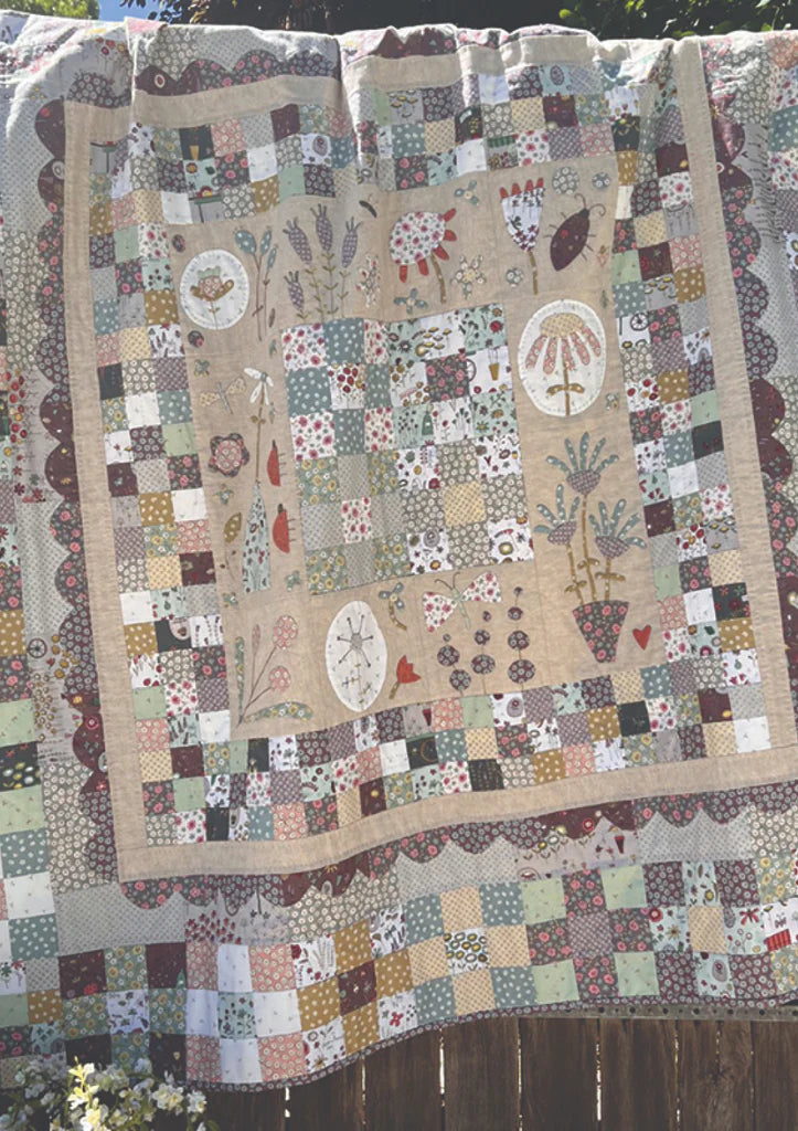 Where Wildflowers Grow Quilt Pattern by Hatched and Patched