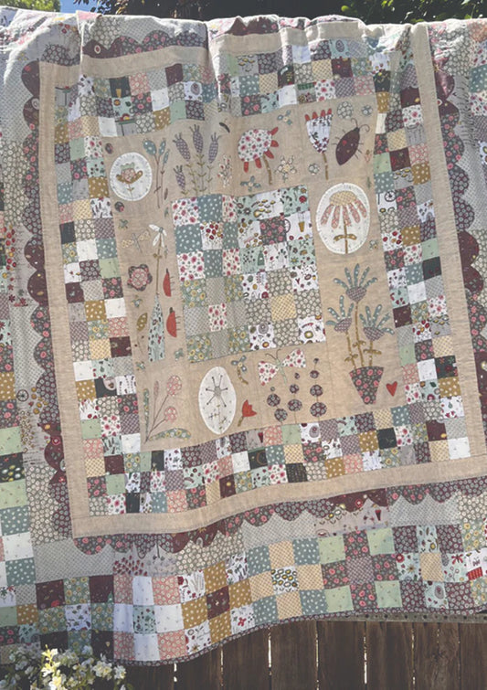 Where Wildflowers Grow Quilt Pattern by Hatched and Patched