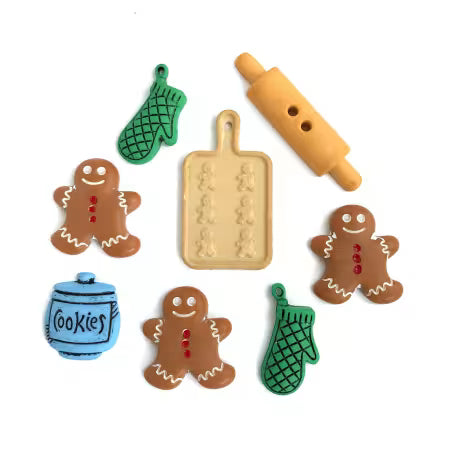 Holidy Baking Buttons by Buttons Galore