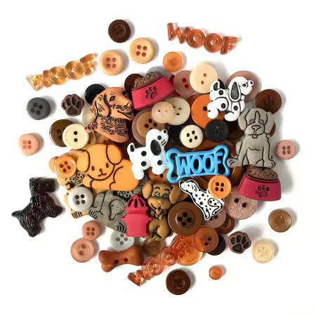 Dogs Themed Buttons Value Pack by Buttons Galore