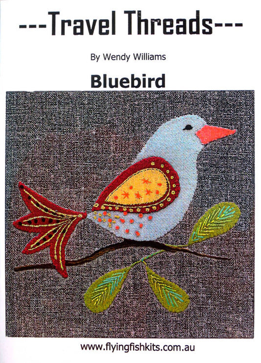 Travel Threads - Blue Bird Pattern & Bundles - The Needle & Thread Emporium