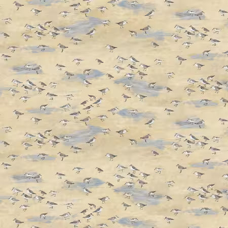 SAND PIPERS - Let Your Light Shine by Timeless Treasures, 100% Cotton